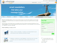 Tablet Screenshot of advantagemailer.com